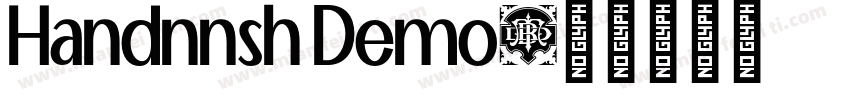 Handnnsh Demo字体转换